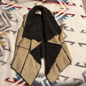NWOT Nuage Suede and Faux Fur Vest